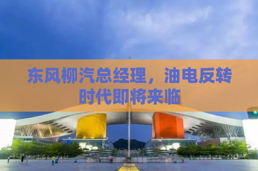 东风柳汽总经理，油电反转时代即将来临