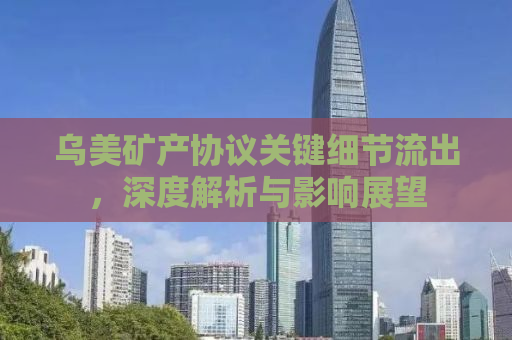 乌美矿产协议关键细节流出，深度解析与影响展望
